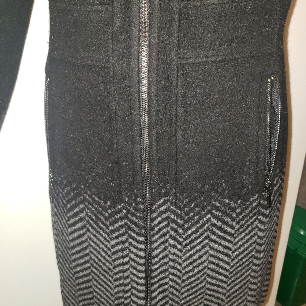 Black and Gray Coat